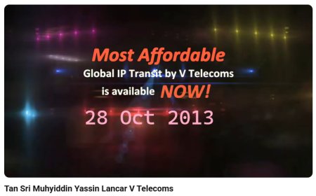 Oct 2013 Launch of VTEL/Aries Coastal Terrestrial Network by YAB TS Muhyiddin as DPM